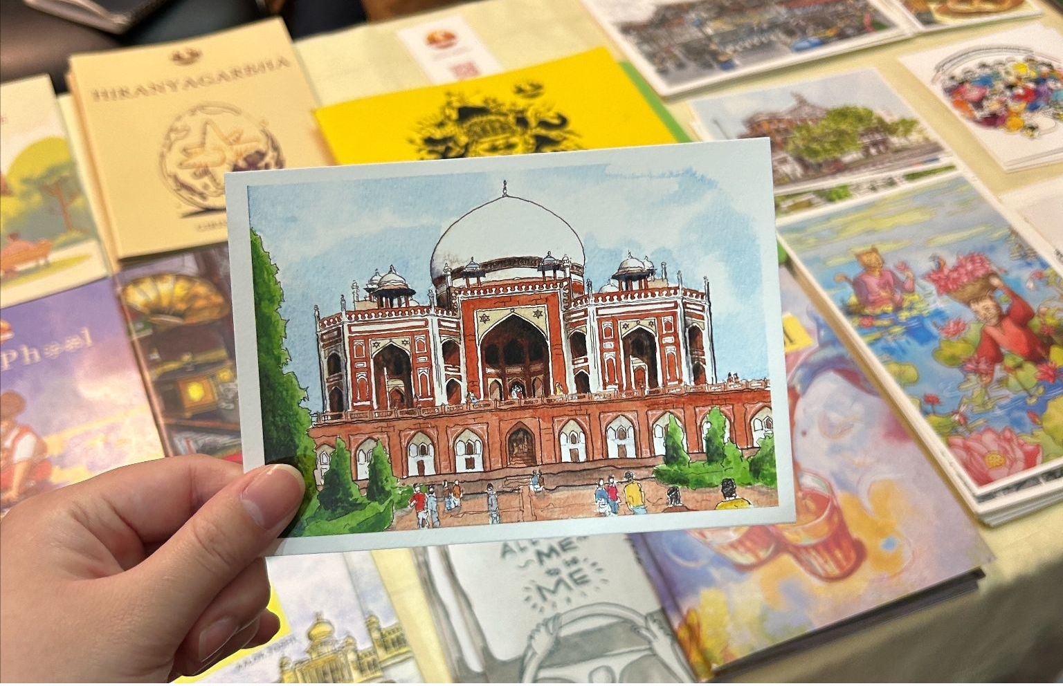 インドの絵葉書